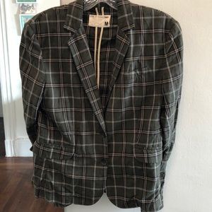 rag & bone Plaid Flannel Blazer